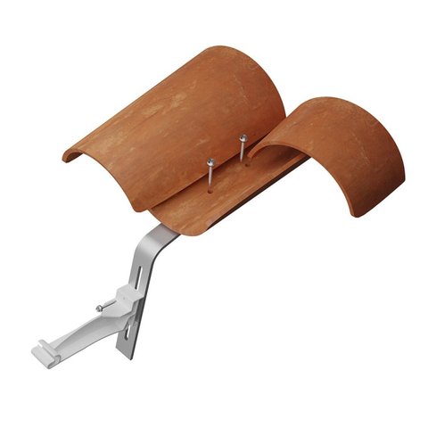 Suporte de Fixação de Calha 26x122mm Branco