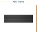 Ver imagem 4 de Rodapés Canto Oblíquo 48cm para Balcão de Cozinha Planejada Ipanema CabeCasa Grafite Trama
