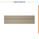 Ver imagem 3 de Rodapés Canto Oblíquo 48cm para Balcão de Cozinha Planejada Ipanema CabeCasa Bege/Fendi Trama