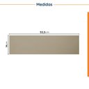 Ver imagem 2 de Rodapés Canto Reto 53,5cm para Balcão de Cozinha Planejada Ipanema CabeCasa Bege/Fendi Trama