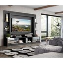 Ver imagem 7 de Estante com Suporte TV 65" Portas c/ Espelho Oslo Multimóveis V3382