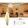 Lâmpada Led Vela Vintage C35 Filamento 4W 2400K Âmbar Lumanti - 4