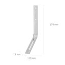 Ver imagem 4 de Suporte Prolongador Reto de Calha 19x179mm