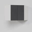 Ver imagem 5 de Armário Aéreo Canto Oblíquo Puxador 150cm Ipanema CabeCasa MadeiraOriginals