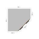 Ver imagem 4 de Armário Aéreo Canto Oblíquo Puxador 150cm Ipanema CabeCasa MadeiraOriginals