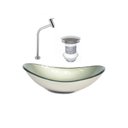 Ver imagem 2 de Kit Cuba Vidro Oval 55cm Torneira e Válvula