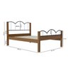 Cama de Casal em Mdf 151x202cm Oasis 138 - 3