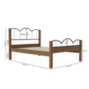 Ver imagem 3 de Cama de Casal em Mdf 151x202cm Oasis 138