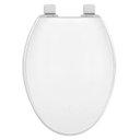 Ver imagem 2 de Assento Sanitário Fechamento Suave Alongado PP Branco/Gelo Tupan