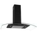 Ver imagem 1 de Coifa Fogatti de Parede Clean Vidro Curvo Black 90cm