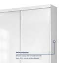 Ver mais imagens de Guarda-Roupa Solteiro 2 Porta de Correr Luna Yescasa Branco