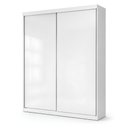 Ver imagem 3 de Guarda-Roupa Solteiro 2 Porta de Correr Luna Yescasa Branco