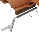 Ver mais imagens de Suporte Prolongador Torcido de Calha 19x329mm Astra Cinza