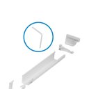 Ver imagem 7 de Suporte Prolongador Torcido de Calha 19x329mm Astra Cinza