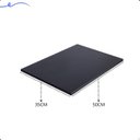 Ver imagem 3 de Kit 2 Prateleira Preta 50X35 Tampo Tabua Mdf Organizadora Decoração Cozinha Quarto Banheiro Sala