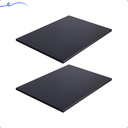Ver imagem 2 de Kit 2 Prateleira Preta 50X35 Tampo Tabua Mdf Organizadora Decoração Cozinha Quarto Banheiro Sala