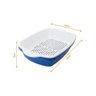Caixa de Areia Higiênica para Gatos Cat Clean - Azul - 3