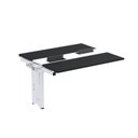 Ver imagem 1 de Complemento de Mesa Plataforma para Coworking para 2 Pessoas 130x120 130cm Industrial Preto e Branco