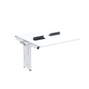 Ver imagem 1 de Complemento de Mesa Plataforma para Coworking para 2 Pessoas 130x120 130cm Industrial Branco
