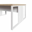 Ver imagem 6 de Plataforma de Trabalho 4 Pessoas 3,00m X 1,20m Pés Metal F5 Cor:macadâmia com Branco