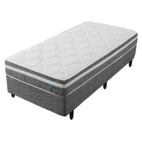 Conjunto Box Solteiro Mola Ensacada Prodormir Akira (88x188x46cm)