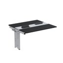 Ver imagem 1 de Complemento de Mesa Plataforma para Coworking para 2 Pessoas 130x120 130cm Industrial Preto e Cinza