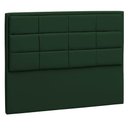 Ver imagem 1 de Cabeceira Casal Tallin P04 140 Cm Suede Verde Tca 947