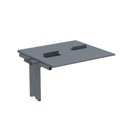 Ver imagem 1 de Complemento de Mesa Plataforma para Coworking para 2 Pessoas 130x120 130cm Industrial Grafito Cinza