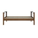 Ver imagem 4 de Cama de Solteiro em MDF 100x202cm Oasis 88 Marrom/Preto/Nature