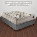 Ver imagem 7 de Cama Box com Baú Queen 158x198x42 Cm com Pistão a Gás Courino Linho