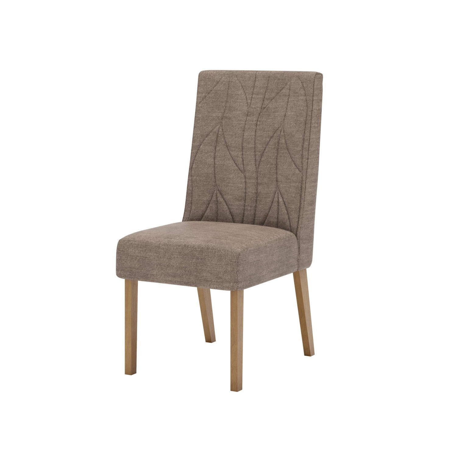 Conjunto Sala de Jantar Mesa Tampo Mdf 6 Cadeiras Jéssica Espresso Móveis - 7