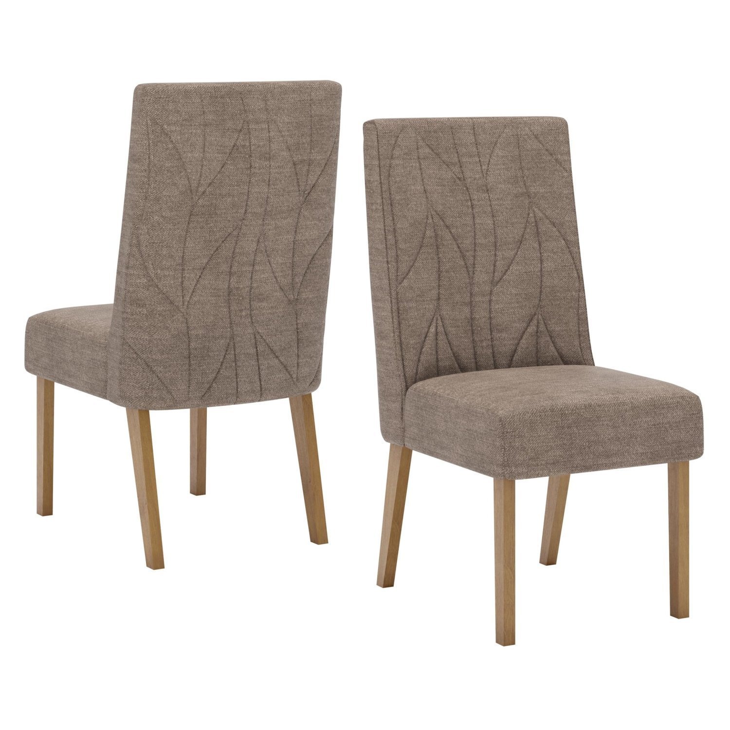 Conjunto Sala de Jantar Mesa Tampo Mdf 6 Cadeiras Jéssica Espresso Móveis - 9