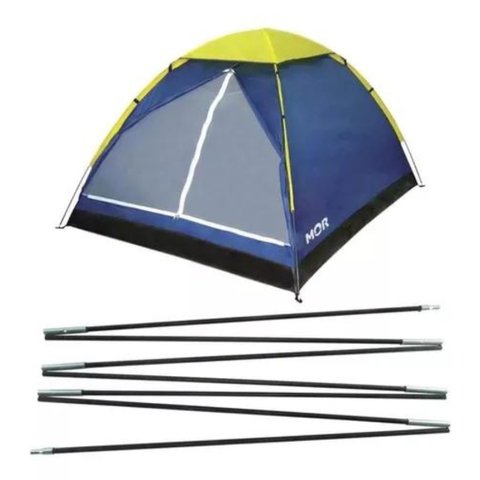 Conjunto Varetas Barraca Iglu 2 Pessoas Reposição Mor Preto