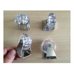 Kit de 4 Rodinha Rodízio Fixo Sofá Retratil Anti Risco Roda 50Mm - 2