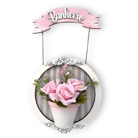 Guirlanda Plaquinha Banheiro