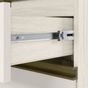 Ver imagem 5 de Cozinha Completa Modulada Torre Quente 5 Peças 100% MDF Angela Branco/Bianco Tok/Off White Cetim