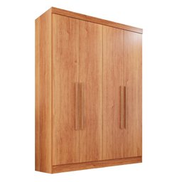 Guarda-roupa Casal 4 Portas 2 Gavetas França - 3