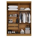 Ver imagem 4 de Guarda-roupa Casal 4 Portas 2 Gavetas França