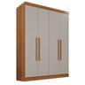 Guarda-roupa Casal 4 Portas 2 Gavetas França - 3