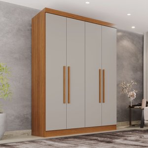 Guarda-roupa Casal 4 Portas 2 Gavetas França