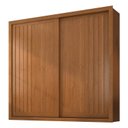 Ver imagem 1 de Guarda Roupa Casal Versalles 2 Portas de Correr 6 Gavetas Marrom/Cinamomo