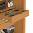 Ver imagem 5 de Guarda Roupa Casal Versalles 2 Portas de Correr 6 Gavetas Marrom/Cinamomo