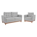 Ver imagem 2 de Kit Sofá 2 Lugares e 1 Poltrona Luxo Moderno Sala de Estar Bouclé Samuel
