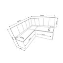 Ver imagem 6 de Canto Baú Texas com 1 Mesa Retangular e 2 Cadeiras Dalas