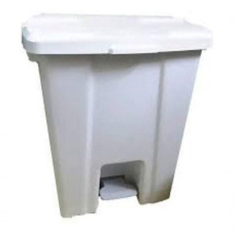 Lixeira Plástica 30l com Pedal para Condomínio Casa Cinza