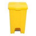 Ver imagem 3 de Lixeira Plástica 30l com Pedal para Condomínio Casa Cinza