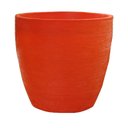 Ver imagem 1 de Vaso Planta 40x40 Oval Moderno Polietileno - LARANJA SUNSET 010