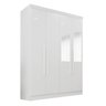 Guarda-roupa Casal com Espelho 4 Portas 2 Gavetas França - 3