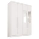 Ver imagem 2 de Guarda-roupa Casal com Espelho 4 Portas 2 Gavetas França