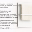 Ver imagem 6 de Toalheiro Elétrico Térmico De Toalhas E Radiador De Ambiente